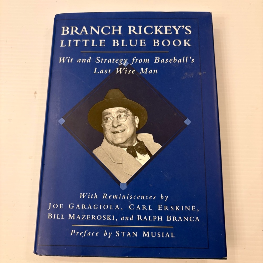 📚BOOKS 3@$24.00 - $6.99 ship📚 Branch Rickey's Little Blue Book